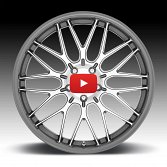 Motegi Racing MR153 CM10 Machined Gunmetal Custom Wheels 4